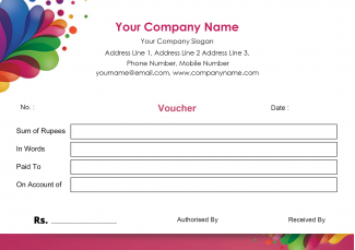 Paint Shop Voucher Design Paint Shop Voucher Design