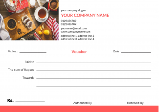 Bakery Voucher Book