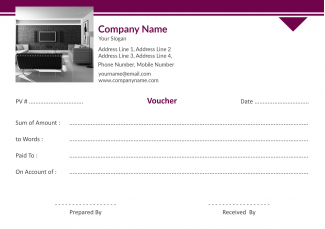 Simple Voucher Book