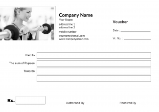 Plain Voucher Book