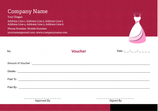 Garment Voucher Book