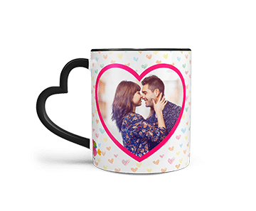 Buy Love Handle Black Mug Online