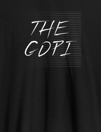Personalised Mens T Shirt With Your Name Black Color