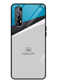 Realme Narzo 20 Pro Photo Printing on Glass Case  - Simple Pattern Photo Upload Design