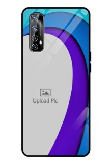 Realme Narzo 20 Pro Photo Printing on Glass Case  - Simple Pattern Design