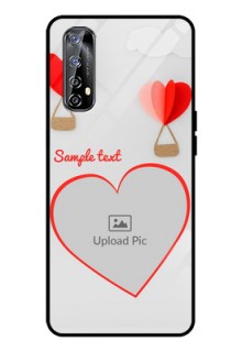 Realme Narzo 20 Pro Custom Glass Mobile Case  - Parachute Love Design