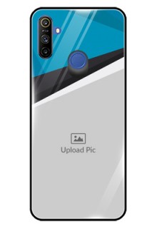 Narzo 20A Photo Printing on Glass Case  - Simple Pattern Photo Upload Design