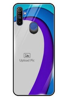 Narzo 20A Photo Printing on Glass Case  - Simple Pattern Design