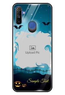Narzo 20A Custom Glass Phone Case  - Halloween frame design