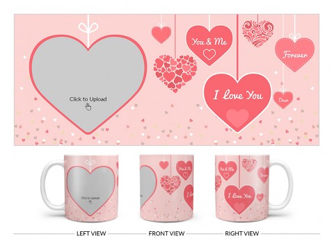 Your & Me Forever Design On Plain white Mug