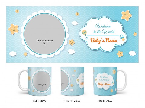 Welcome To The World Design On Plain white Mug